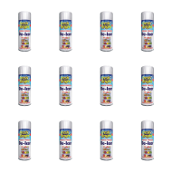 Fresh & Bright Fridge Freezer Anti-Bacterial De Icer Spray 200ml bottle on a kitchen counter
