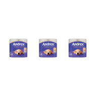 Andrex Supreme Quilts Quilted Toilet Paper - 4 Rolls