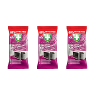 Greenshield Microwave and Fridge Wipes 70's - Pack of 3