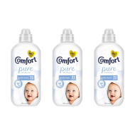 Comfort Pure Fabric Conditioner Hypoallergenic & Dermatologically Tested 31 Washes 930ml - Pack of 3