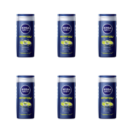 Nivea For Men Energy Shower Gel 250ml - Pack of 6