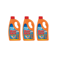 Duzzit Drain Away Drain Unblocker Liquid Formula 500ml - Pack of 3