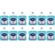 Cussons Carex Original Antibacterial Hand Wash 250ml bottle next to a bathroom sink
