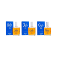 Charlie Blue Revlon Eau de Toilette Natural Spray 100ml - Pack of 3