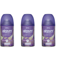 Airpure Air-O-Matic Air Freshener Refill 250ml Lavender Moments - Pack of 3