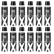 Right Guard Xtreme Invisible Deodorant For Men 150ml - Pack of 12