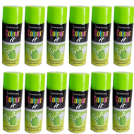 Paint Factory Colour It Multi-Purpose Spray Paint Lime Green 400ml - Pack of 12