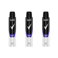 Sure Men Active Dry Antiperspirant Deodorant Aerosol 200ml - Pack of 3