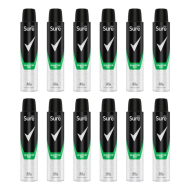 Sure Men Quantum Dry Antiperspirant Deodorant Aerosol 200ml - Pack of 12