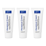 XBC Aqueous Dry Skin Body Cream Tube 100ml - Pack of 3