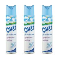 Oust Odour Eliminator Clean Scent Air Freshener Spray 300ml - Pack of 3
