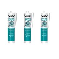 Bond It Caulk-Mate White Decorators Sealant Caulk 310ml - Pack of 3