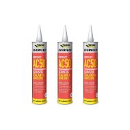 Everbuild Everflex AC50 Acoustic Sealant and Adhesive White 380ml cartridge
